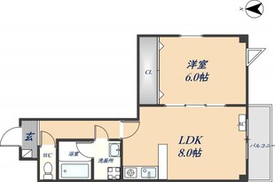 ピスケス花園の物件間取画像